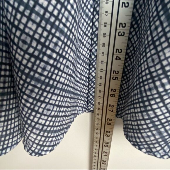 Anthropologie Ranna Gill Aven Midi Skirt Grid Plaid Print Zipper Size XS Boho - Picture 12 of 12